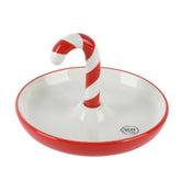 Kitchen Goods Dolomite Tray 20cm - Red/White